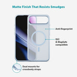 iPhone Air Epico HeroMatte Pro Mag+ Deksel m. Kamerabeskyttelse - MagSafe Kompatibel - Blå