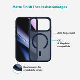 iPhone 17 Pro Epico HeroMatte Pro Mag+ Deksel m. Kamerabeskyttelse - MagSafe Kompatibel - Blå