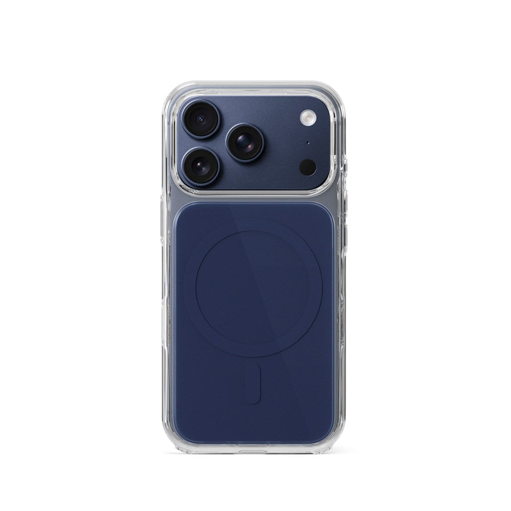 iPhone 17 Pro Epico Tile Mag+ Deksel - MagSafe Kompatibel - Gjennomsiktig / Blå