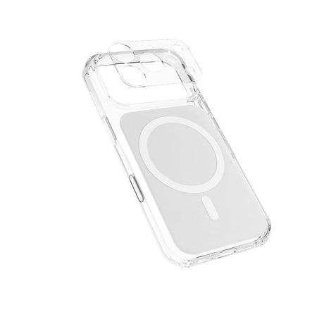 iPhone 17 Pro Max Epico Tile Mag+ Deksel - MagSafe Kompatibel - Gjennomsiktig / Hvit