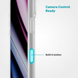 iPhone 17 Pro Max Epico Tile Mag+ Deksel - MagSafe Kompatibel - Gjennomsiktig / Hvit