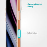 iPhone 17 Pro Max Epico Tile Mag+ Deksel - MagSafe Kompatibel - Gjennomsiktig / Oransje