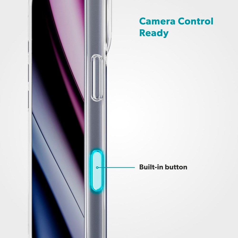 iPhone 17 Pro Max Epico Tile Mag+ Deksel - MagSafe Kompatibel - Gjennomsiktig / Blå