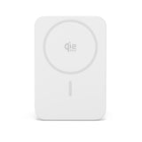 Epico UltraPack EM55 Slim Alu Mag+ Trådløs PowerBank - 25W & 5000 mAh - Qi2 / MagSafe Kompatibel - Sølv