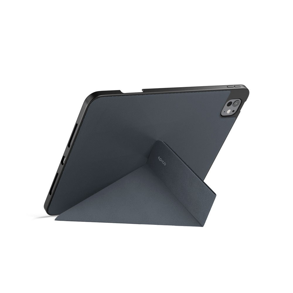 iPad Pro 12.9" (2022-2018) / Air 13" (2026-2024) Epico SolidWoven Flip Deksel - Svart