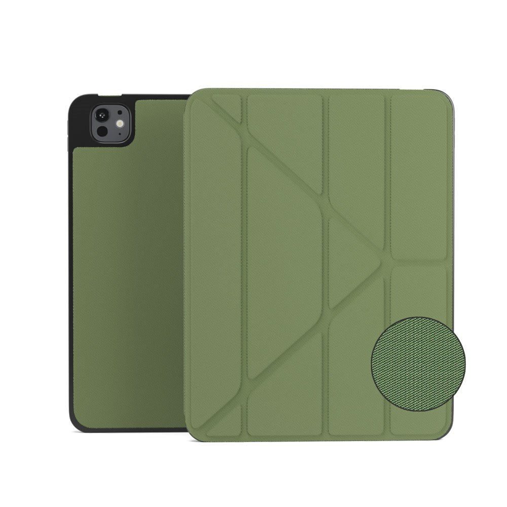 iPad Air 11-10.9" (2026-2020) / Pro 11" (2022-2018) Epico SolidWoven Flip Deksel - Grønn