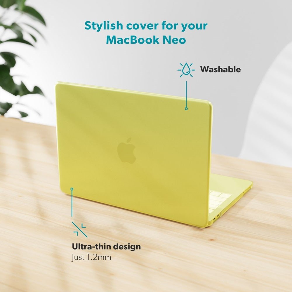 MacBook Neo 13 A18 Pro (2026) Epico Slim Shell - Matt Citrus