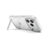 iPhone 18 Pro Max / 17 Pro Max Epico HeroStand Pro Mag+ Deksel m. Kamerabeskyttelse & Ståfunksjon - MagSafe Kompatibel - Gjennomsiktig