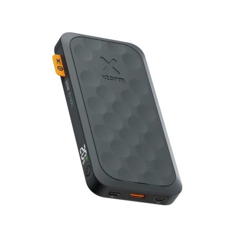 Xtorm 20W PowerBank m. 1x USB-A & 2x USB-C - 10.000 mAh - Svart