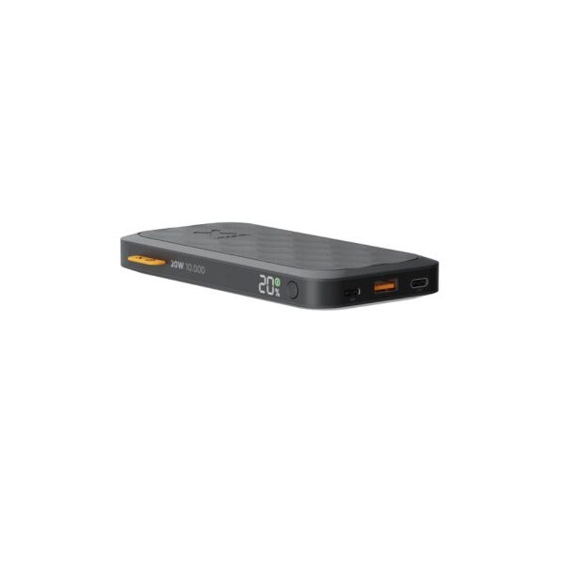 Xtorm 20W PowerBank m. 1x USB-A & 2x USB-C - 10.000 mAh - Svart
