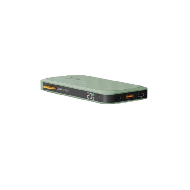 Xtorm 20W PowerBank m. 1x USB-A & 2x USB-C - 10.000 mAh - Grønn