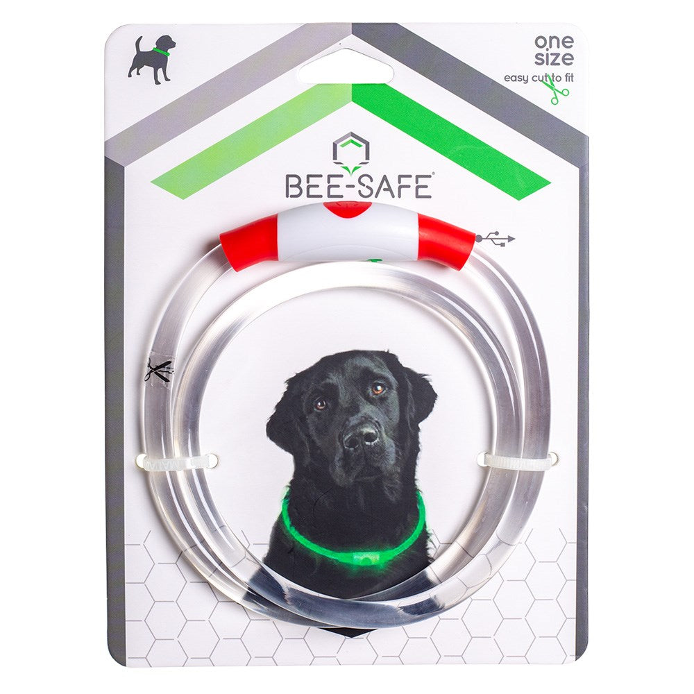 Bee-Safe LED Hundehalsbånd - Grønn