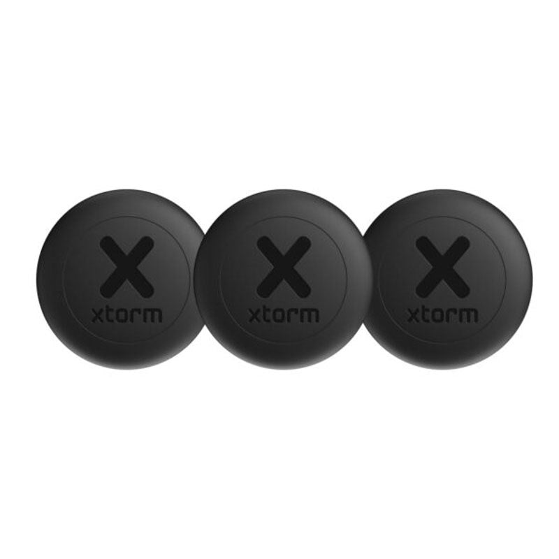 Xtorm TravelTag Universal Tracker - 3 stk - Svart