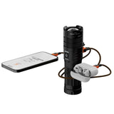 Xtorm Flashlight PowerBank m. 1x USB-A & 1x USB-C – 10.500 mAh / 20W – Svart