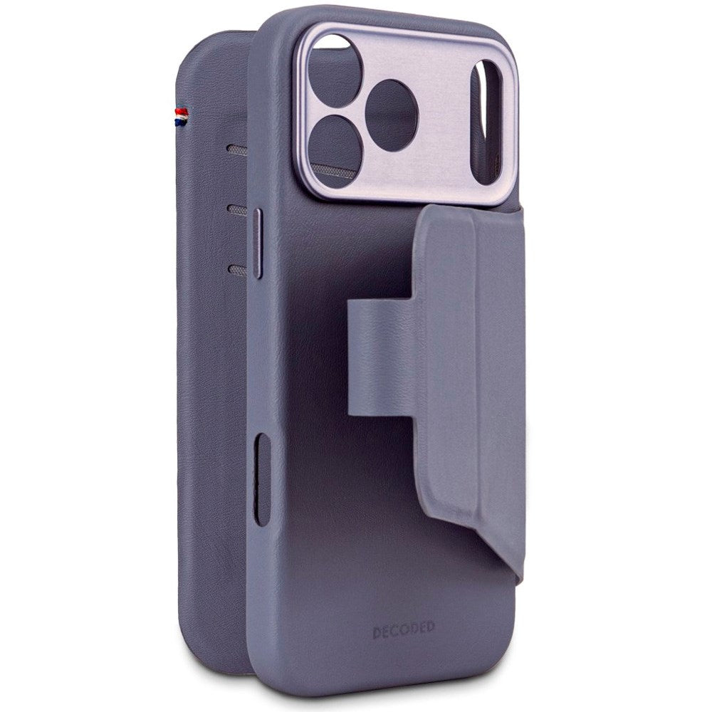 Decoded iPhone 17 Pro Textured Detachable Wallet Silikon Deksel - MagSafe Kompatibel - Forever Blue
