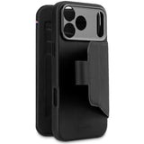 Decoded iPhone 17 Pro Max Textured Detachable Wallet Silikon Deksel - MagSafe Kompatibel - Phantom Black