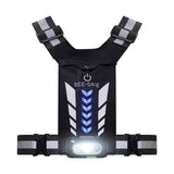 Bee-Safe Løpevest m. LED & Mobillomme - Sølv