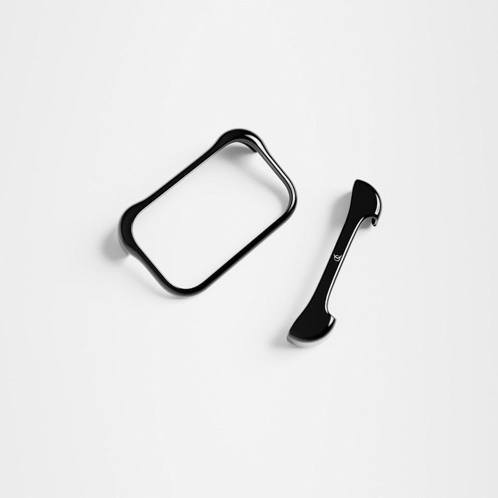 iPhone 17 Pro Max Arc Pulse Titanium Bumper Deksel - Onyx Black