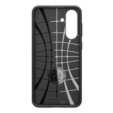 Samsung Galaxy A36 (5G) Spigen Liquid Air - Fleksibelt Plast Deksel - Matt Svart