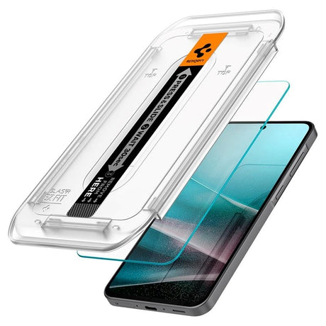 Samsung Galaxy A37/A36 (5G) Spigen EZ Fit Glass tR Skjermbeskyttelse - 2 stk - Case Friendly - Gjennomsiktig