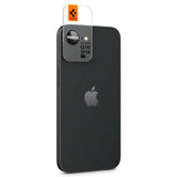 iPhone 17e / 16e Spigen EZ Fit. tR Optik Pro Kameralinsebeskyttelse - 2 Stk. - Gjennomsiktig / Svart