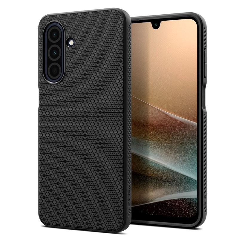 Samsung Galaxy A26 (5G) Spigen Liquid Air - Fleksibelt Plast Deksel - Matt Svart