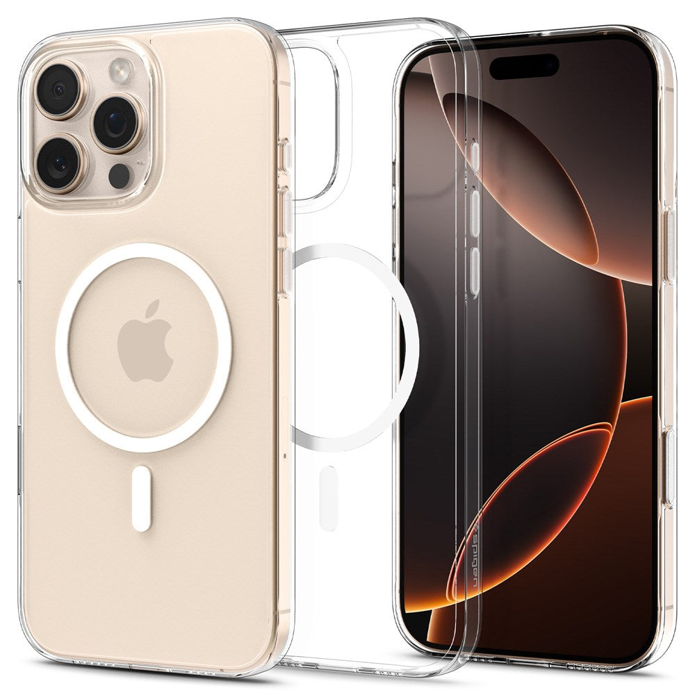 iPhone 16 Pro Spigen Thin Fit T Deksel - MagSafe Kompatibel - Gjennomsiktig