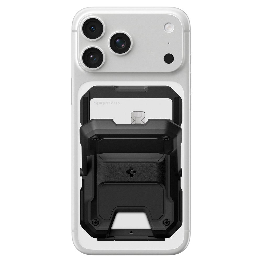 Spigen Tough Armor Pro Kortholder - MagSafe Kompatibel - Svart