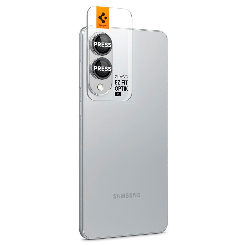 Samsung Galaxy S25 Edge Spigen EZ Fit. tR Optik Pro Kameralinsebeskyttelse - 2 stk - Svart
