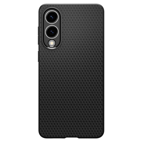 Samsung Galaxy S25 Edge Spigen Liquid Air - Fleksibelt Plast Deksel - Svart