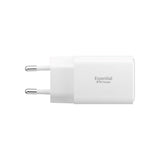 Spigen Essential 47W Vegglader med 2 x USB-C & 1 x USB-A - Hvit