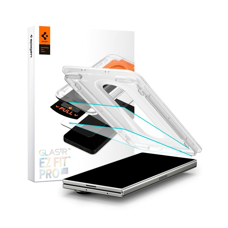 Samsung Galaxy Z Fold7 Spigen Glass tR EZ Fit Pro HD - 2 stk - Gjennomsiktig