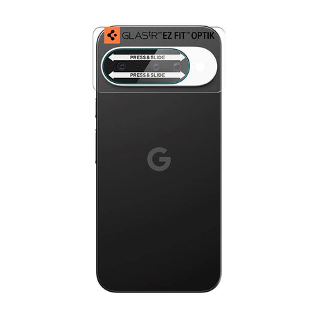 Google Pixel 10 Spigen Glass tR EZ Fit Optik Kameralinsebeskyttelsesglass - 2 stk - Gjennomsiktig