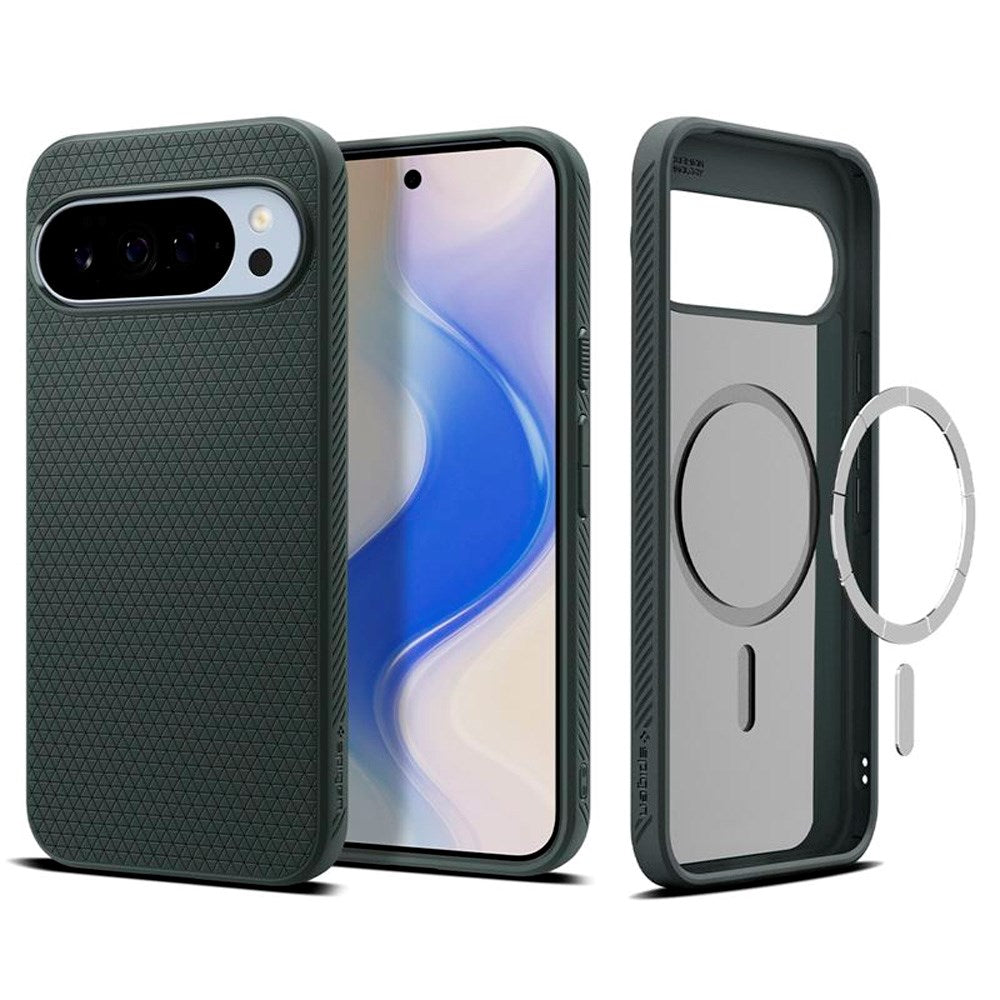 Google Pixel 10 Pro XL Spigen Liquid Air Deksel - MagSafe Kompatibel - Grønn