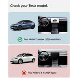 Spigen Wireless Charging Pad Deksel til Tesla Model Y Juniper - Hvit