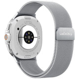 Samsung Galaxy Watch 8 / 8 Classic (40 / 44 / 46mm) Spigen Metal Fit Klokkereim - Sølv
