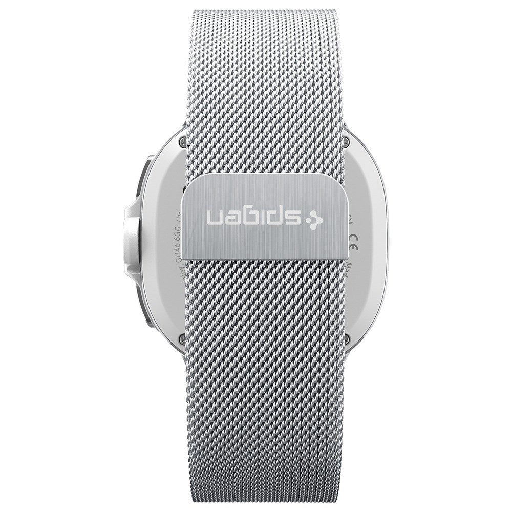 Samsung Galaxy Watch 8 / 8 Classic (40 / 44 / 46mm) Spigen Metal Fit Klokkereim - Sølv