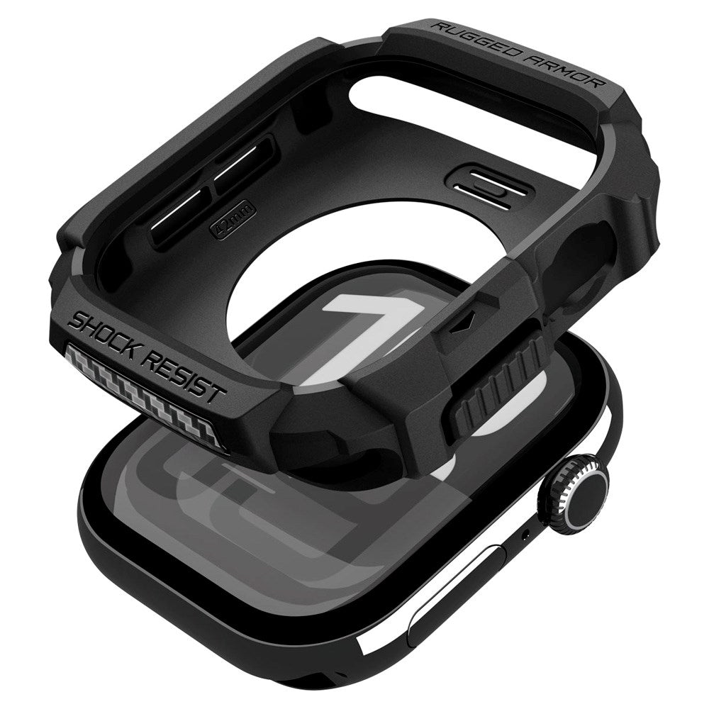 Apple Watch 11 / 10 (42mm) Spigen Rugged Armor 2 Deksel - Svart