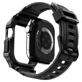 Apple Watch 11 (42mm) Spigen Rugged Armor Pro 2 Deksel m. Rem - Svart