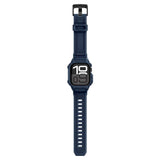 Apple Watch 11 (42mm) Spigen Rugged Armor Pro 2 Deksel m. Rem - Blå