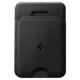 Spigen Slim Fold Kortholder for 1 Kort med Stativfunksjon - MagSafe Kompatibel - Svart