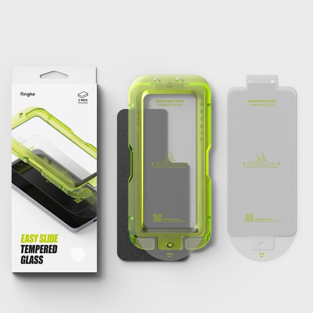 Samsung Galaxy S25 FE Ringke Skjermbeskytter Glass 2-Pack - Gjennomsiktig