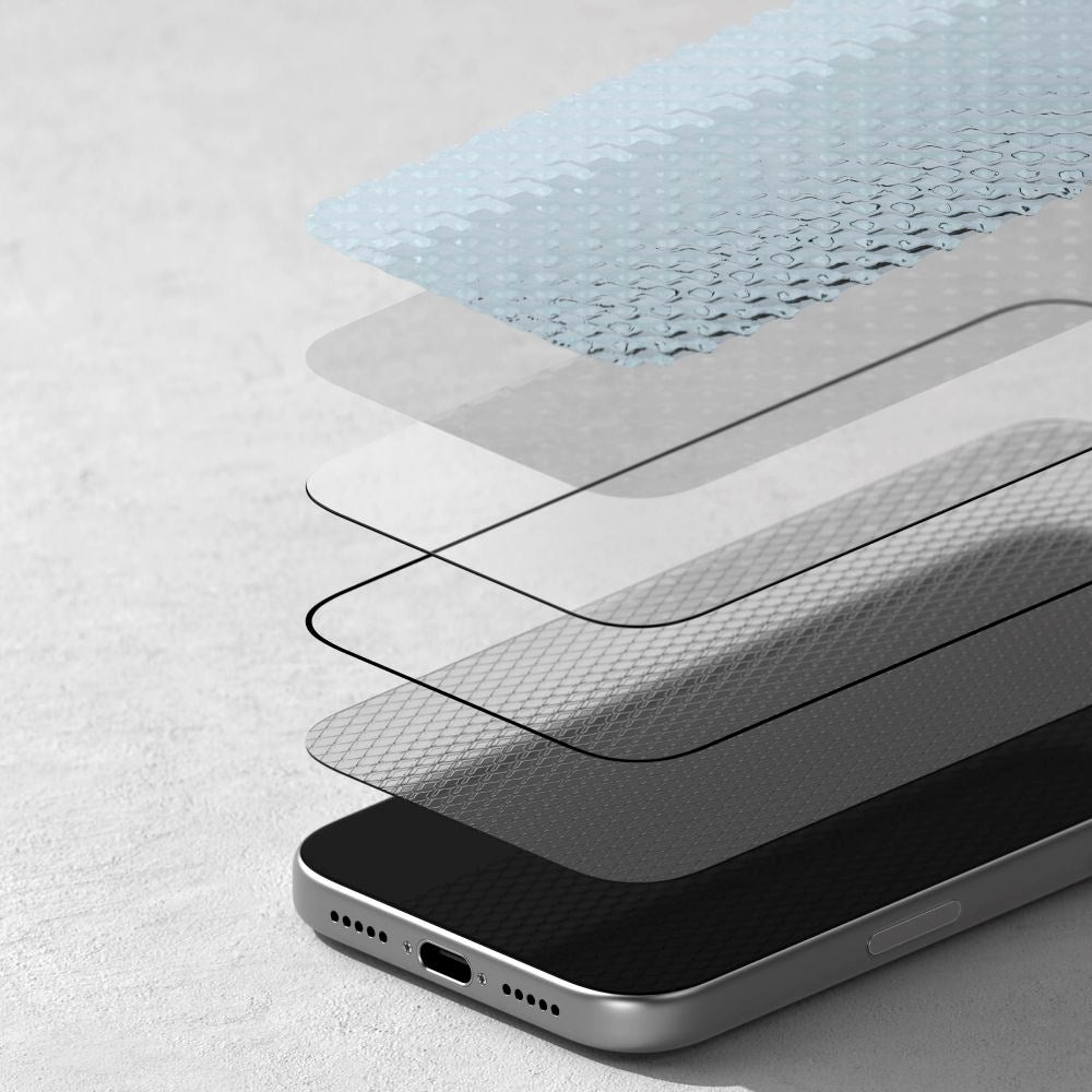 iPhone 17 Pro Max Ringke Easy Slide Antirefleks Herdet Skjermbeskyttelsesglass m. Installasjonsramme – Gjennomsiktig