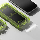 iPhone 17 Pro Ringke Easy Slide Antirefleks Herdet Skjermbeskyttelsesglass m. Installasjonsramme – Gjennomsiktig