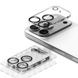 iPhone 17 Pro Max Ringke Beskyttelsesglass for Kameralinse - 2 stk. - Gjennomsiktig / Svart