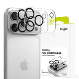 iPhone 17 Pro Max Ringke Beskyttelsesglass for Kameralinse - 2 stk. - Gjennomsiktig / Svart