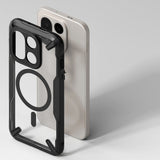 OnePlus 15 Ringke Fusion X Deksel - MagSafe Kompatibel - Svart / Gjennomsiktig