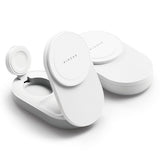 Ringke 3-i-1 Qi2 Foldbar Trådløs Lader – 25W – MagSafe Kompatibel – Hvit