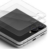 Samsung Galaxy Z Flip8 Ringke Cover Display Easy Slide Beskyttelsesglass m. Monteringsramme - 2 stk - Gjennomsiktig