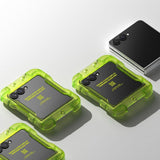 Samsung Galaxy Z Flip8 Ringke Cover Display Easy Slide Beskyttelsesglass m. Monteringsramme - 2 stk - Gjennomsiktig